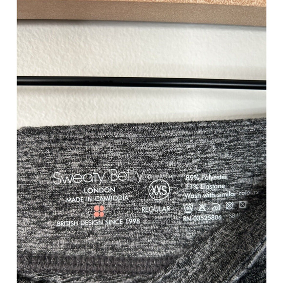 Sweaty Betty Womens Joggers Size XXS Heather Gray Black Loose Pants - Picture 6 of 6